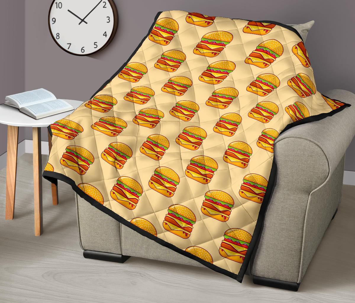 Print Pattern Hamburger Quilt-grizzshop