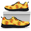 Print Pattern Hamburger Sneaker Shoes For Men Women-grizzshop