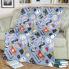 Print Pattern Hockey Blanket-grizzshop