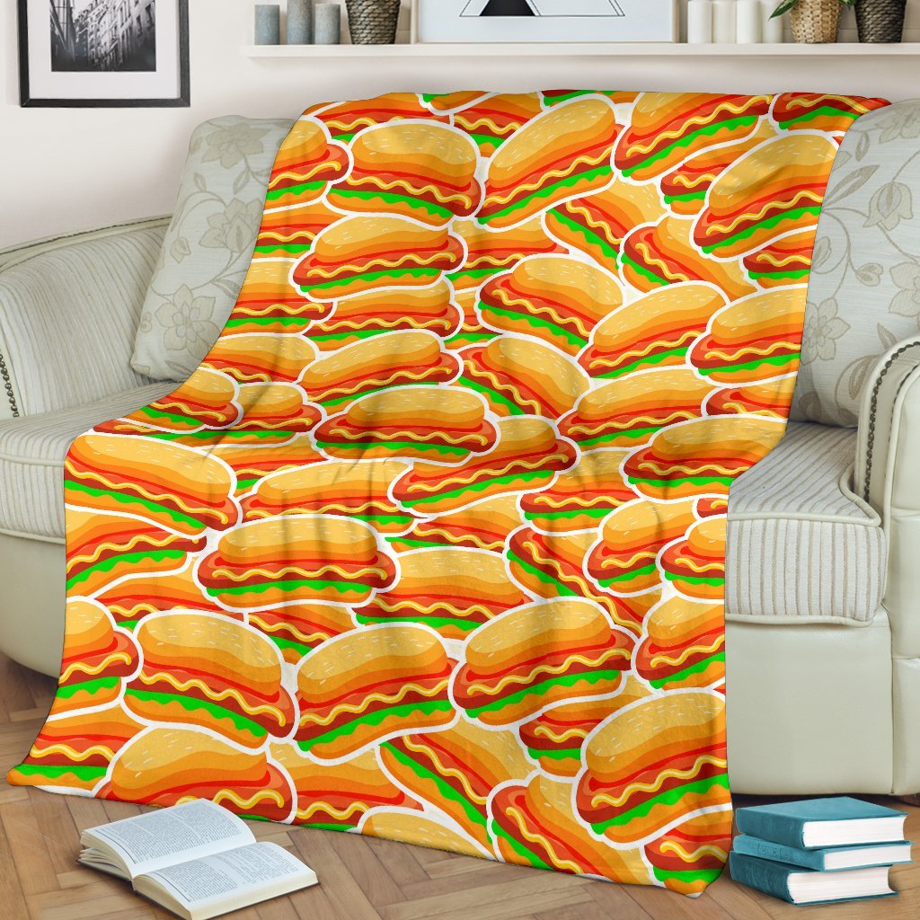 Print Pattern Hot Dog Blanket-grizzshop