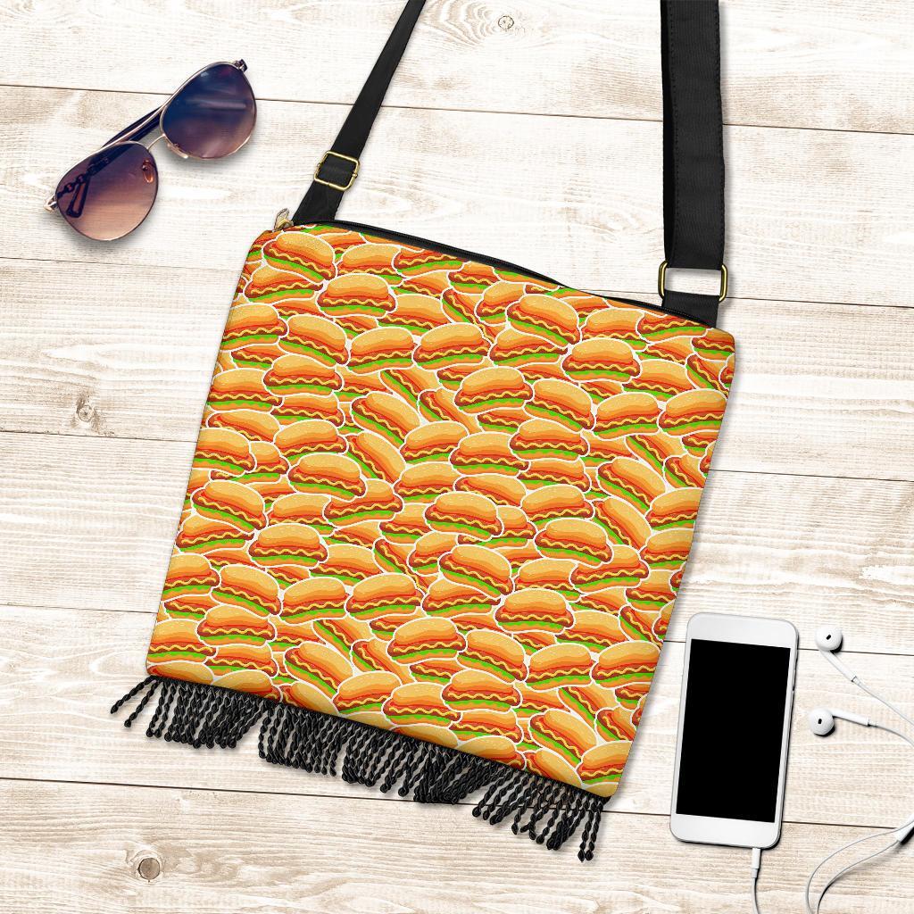 Print Pattern Hot Dog Crossbody Bags-grizzshop