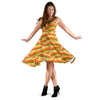 Print Pattern Hot Dog Dress-grizzshop