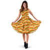 Print Pattern Hot Dog Dress-grizzshop