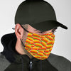 Print Pattern Hot Dog Face Mask-grizzshop