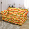 Print Pattern Hot Dog Loveseat Cover-grizzshop