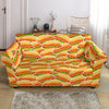 Print Pattern Hot Dog Loveseat Cover-grizzshop