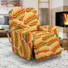 Print Pattern Hot Dog Recliner Cover-grizzshop