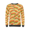 Print Pattern Hot Dog Women's Sweatshirt-grizzshop