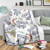 Print Pattern Koala Blanket-grizzshop