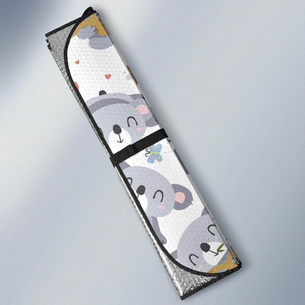 Print Pattern Koala Car Sun Shade-grizzshop