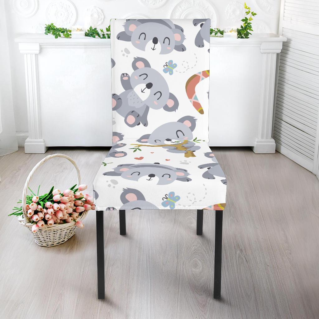 Print Pattern Koala Chair Cover-grizzshop