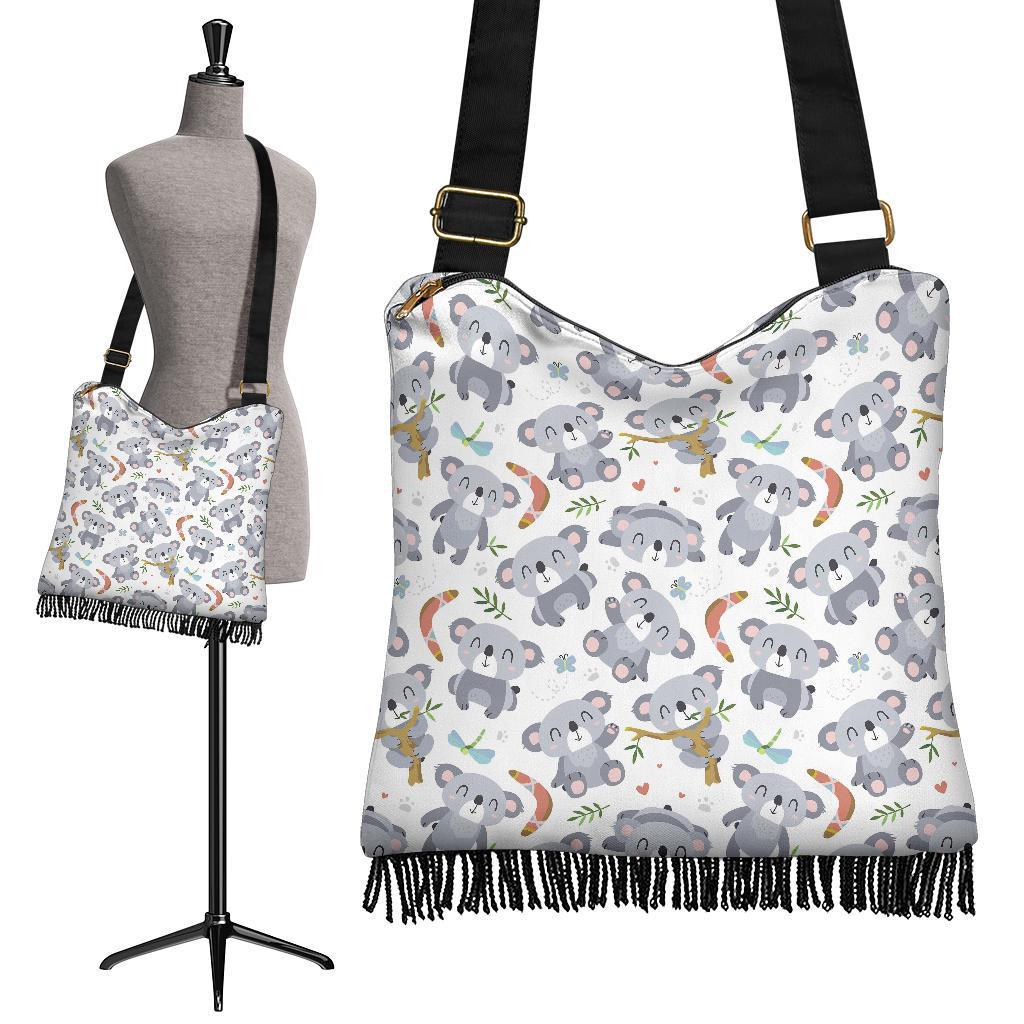 Print Pattern Koala Crossbody Bags-grizzshop