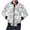 Print Pattern Koala Men's Bomber Jacket-grizzshop