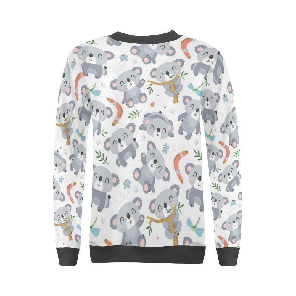 Print Pattern Koala Women's Sweatshirt-grizzshop