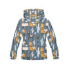 Print Pattern Llama Cactus Men Pullover Hoodie-grizzshop