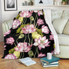 Print Pattern Lotus Blanket-grizzshop