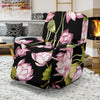 Print Pattern Lotus Recliner Cover-grizzshop