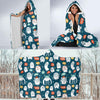 Print Pattern Monster Hooded Blanket-grizzshop