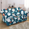 Print Pattern Monster Loveseat Cover-grizzshop