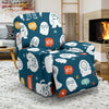 Print Pattern Monster Recliner Cover-grizzshop