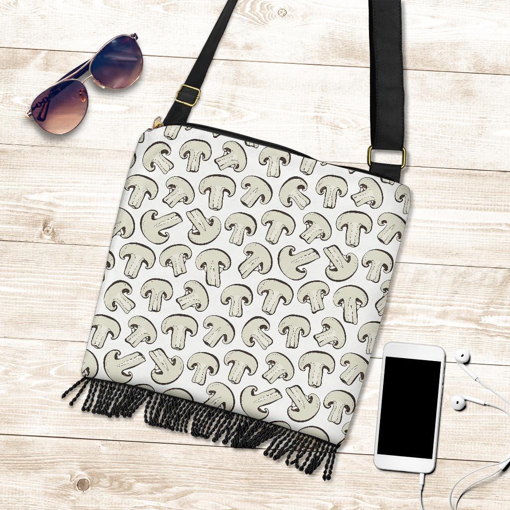 Print Pattern Mushroom Crossbody Bags-grizzshop