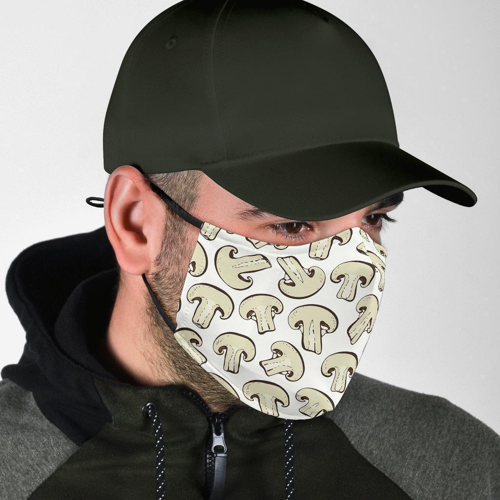 Print Pattern Mushroom Face Mask-grizzshop