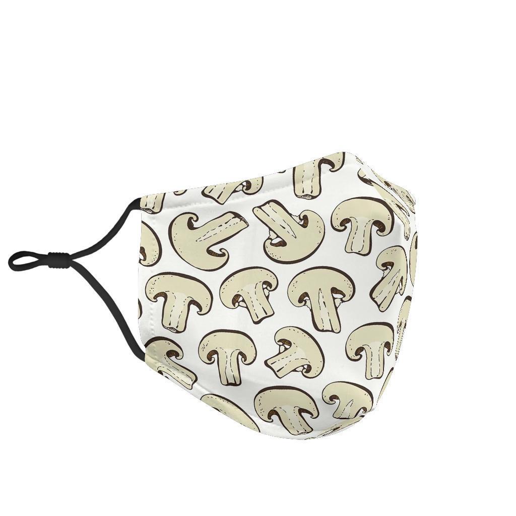 Print Pattern Mushroom Face Mask-grizzshop