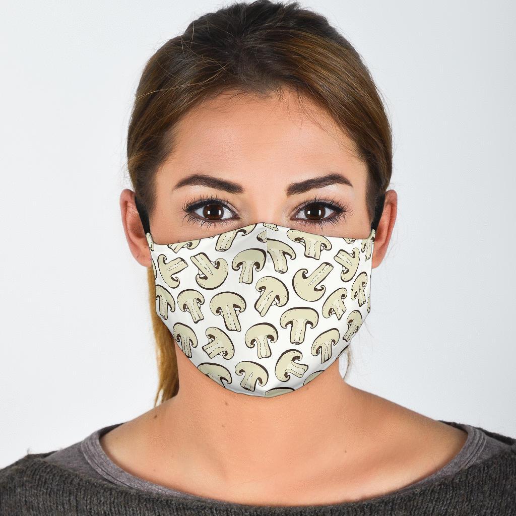 Print Pattern Mushroom Face Mask-grizzshop