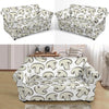 Print Pattern Mushroom Loveseat Cover-grizzshop