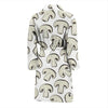 Print Pattern Mushroom Men Long Robe-grizzshop