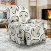 Print Pattern Mushroom Recliner Cover-grizzshop