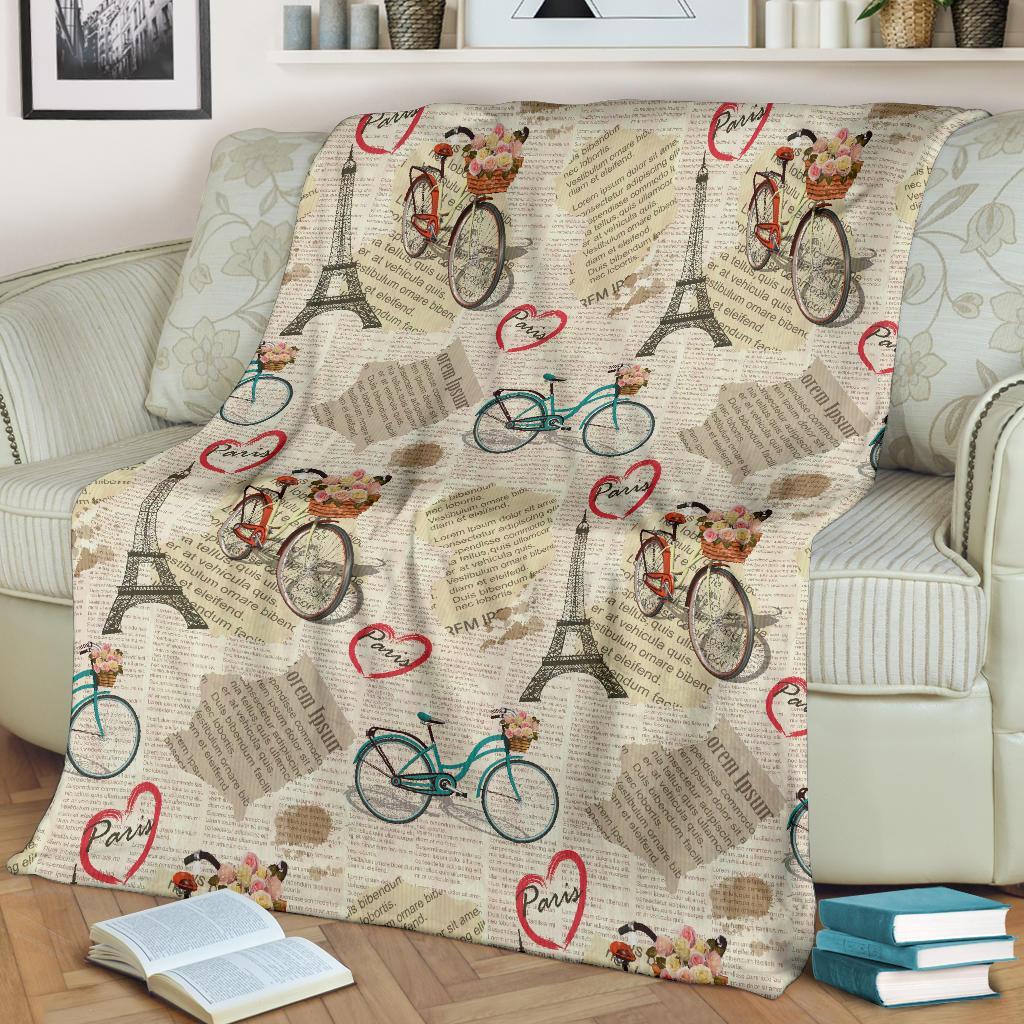 Print Pattern Newspaper Blanket-grizzshop
