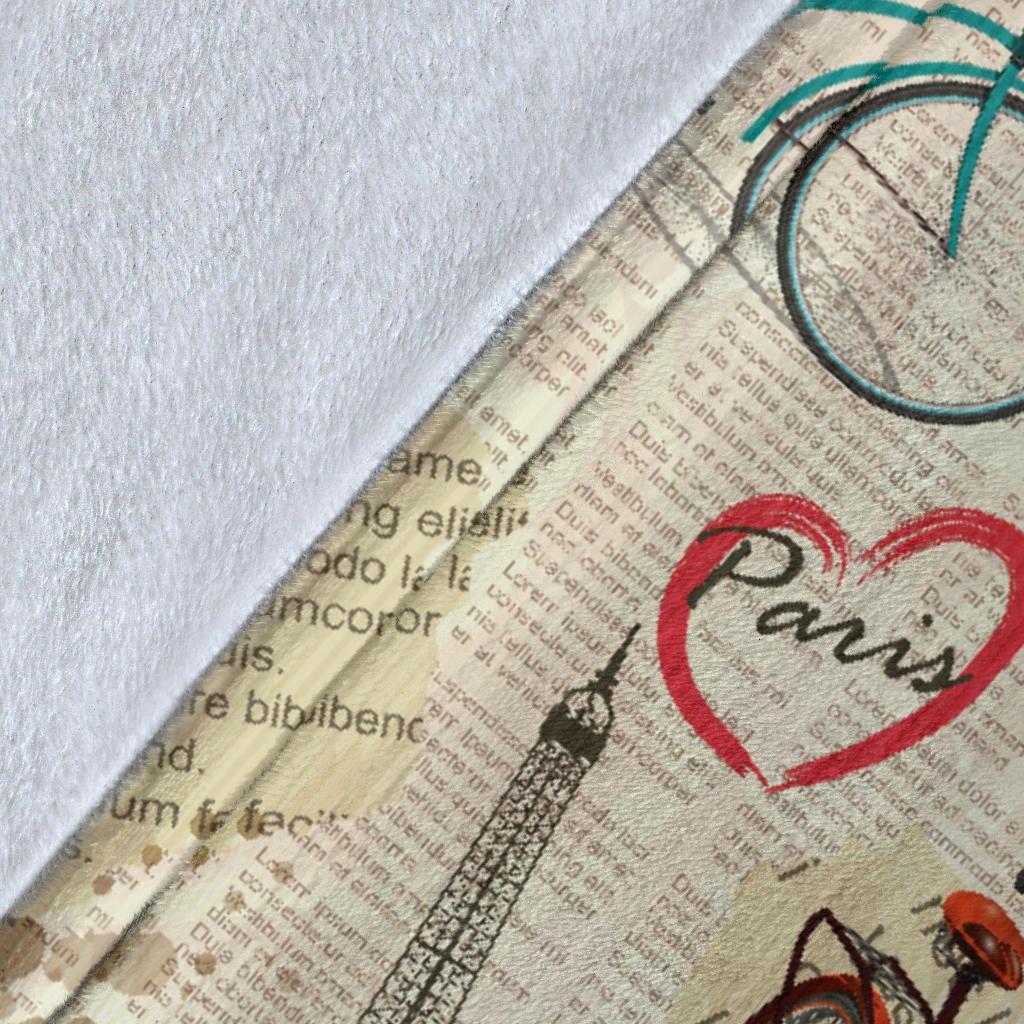 Print Pattern Newspaper Blanket-grizzshop