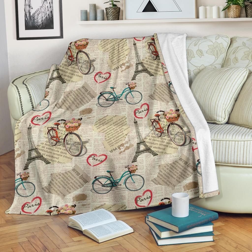 Print Pattern Newspaper Blanket-grizzshop
