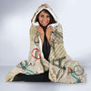 Print Pattern Newspaper Hooded Blanket-grizzshop