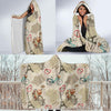 Print Pattern Newspaper Hooded Blanket-grizzshop