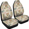 Print Pattern Newspaper Universal Fit Car Seat Cover-grizzshop
