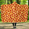 Print Pattern Pizza Hooded Blanket-grizzshop