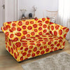 Print Pattern Pizza Loveseat Cover-grizzshop