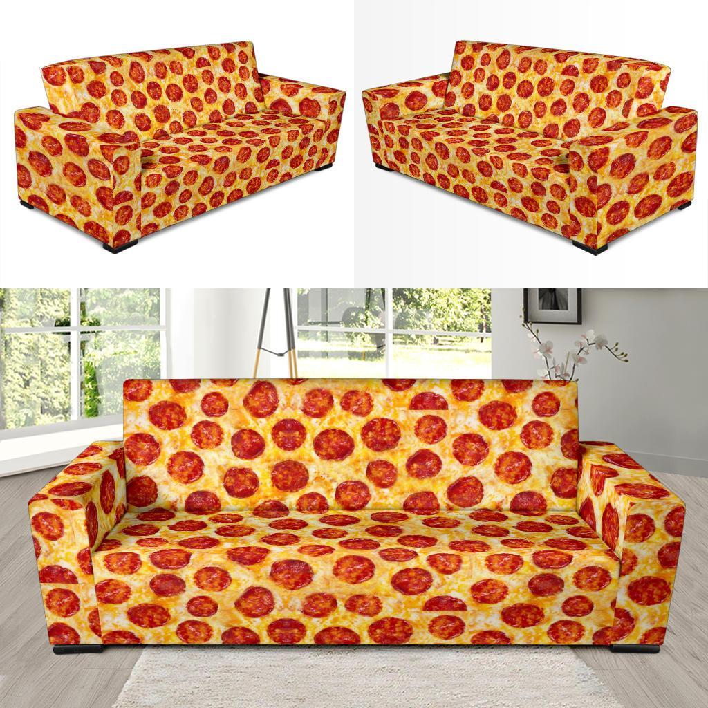 Print Pattern Pizza Sofa Covers-grizzshop