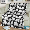 Print Pattern Polar Bear Blanket-grizzshop