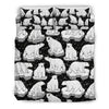 Print Pattern Polar Bear Duvet Cover Bedding Set-grizzshop