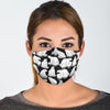 Print Pattern Polar Bear Face Mask-grizzshop