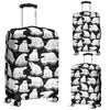 Print Pattern Polar Bear Luggage Cover Protector-grizzshop
