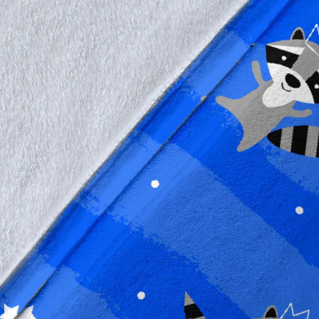 Print Pattern Raccoon Blanket-grizzshop