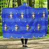 Print Pattern Raccoon Hooded Blanket-grizzshop