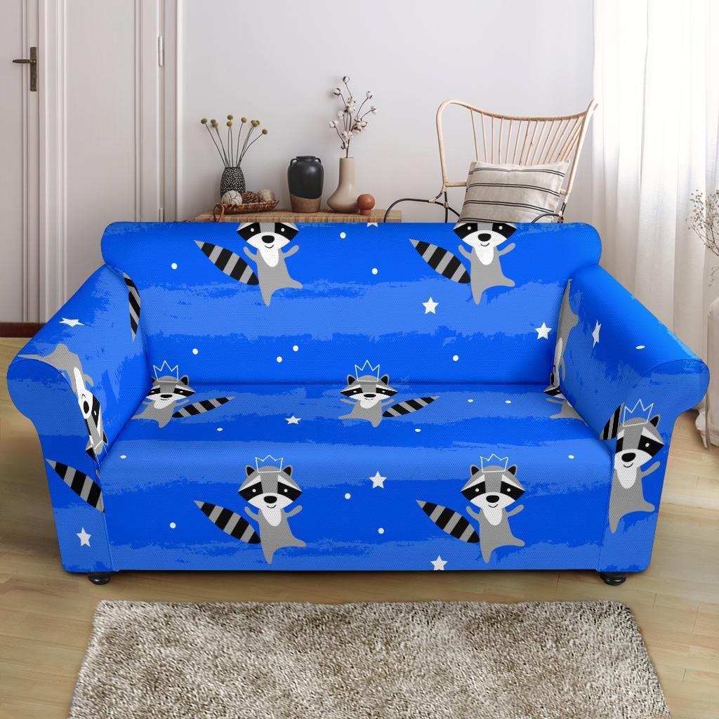 Print Pattern Raccoon Loveseat Cover-grizzshop