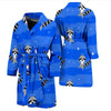 Print Pattern Raccoon Men Long Robe-grizzshop