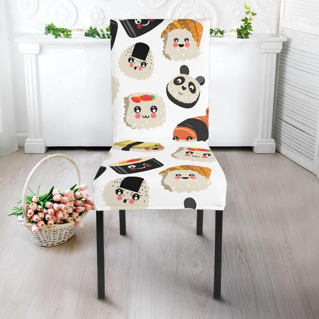 Print Pattern Sushi Chair Cover-grizzshop