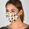 Print Pattern Sushi Face Mask-grizzshop